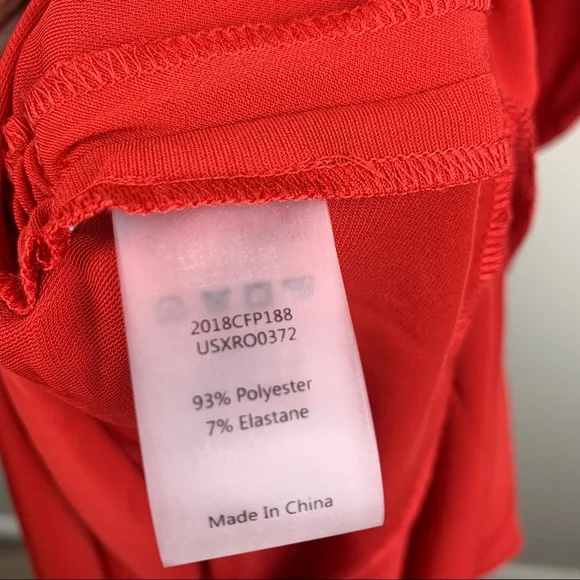 COPY - Rodarte X Universal Standard Dress Ruffle Hem Red - Picture 7 of 9